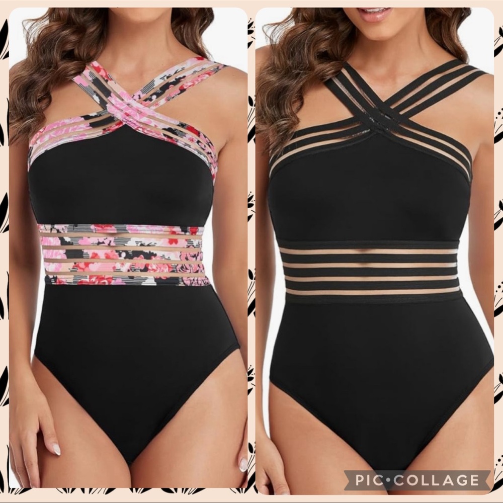 2 Mesh Criss-Cross Swim Set